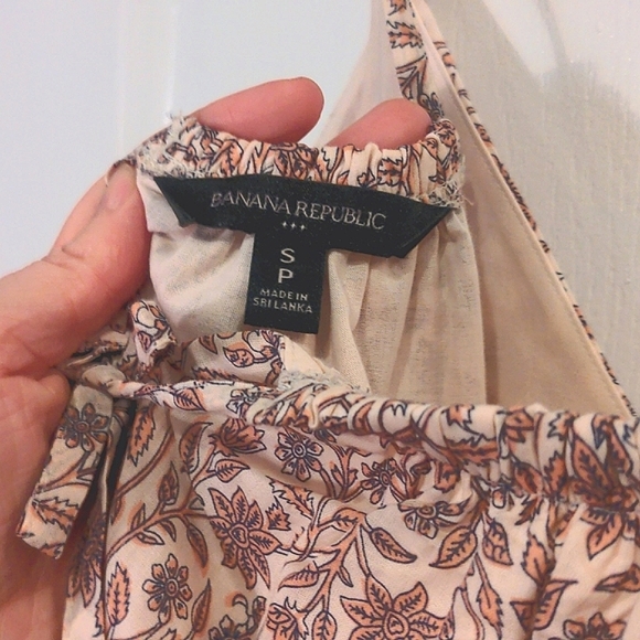 Banana Republic Tiered Boehme Dress, Sm - Picture 3 of 5